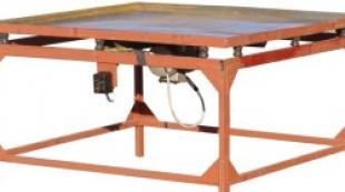 Do-it-yourself vibrating table - various manufacturing options