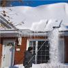 How to remove snow from the roof with your own hands