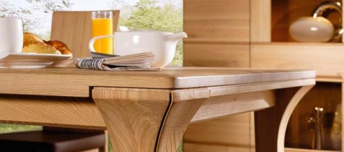 DIY kitchen table - types and manufacturing technology