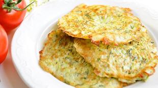 Zucchini pancakes in the oven How to bake zucchini pancakes in the oven